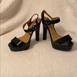 Black high heels